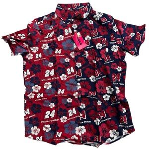William Byron Floral Button-Up Shirt